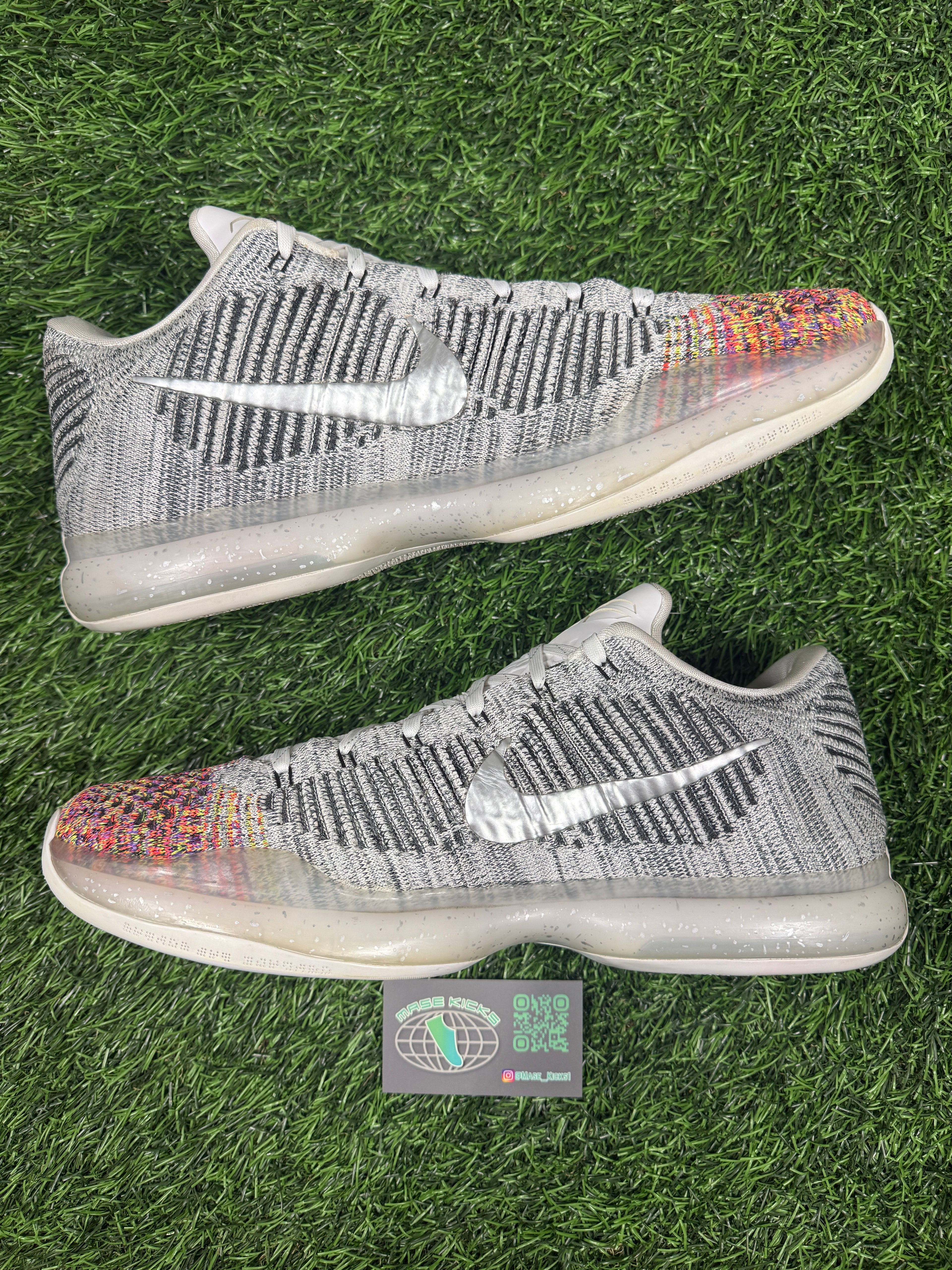 Kobe 10 ID “White-Multi” (Size 14)