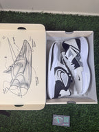 Kyrie 5 Low TB “White/Black” (Size 9.5)-Mase Kicks