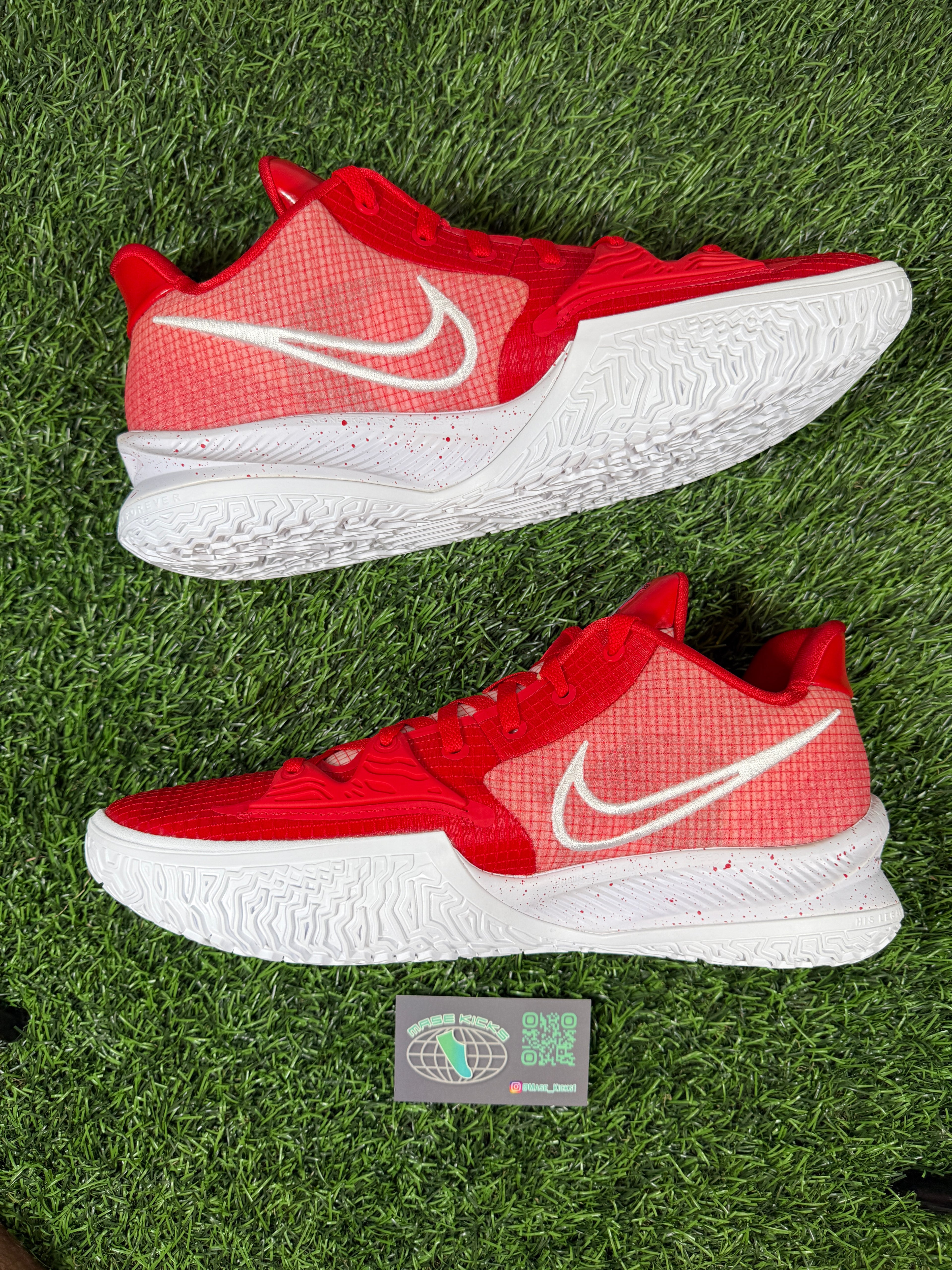 Kyrie 4 Low TB “Red/White” (Size 13)