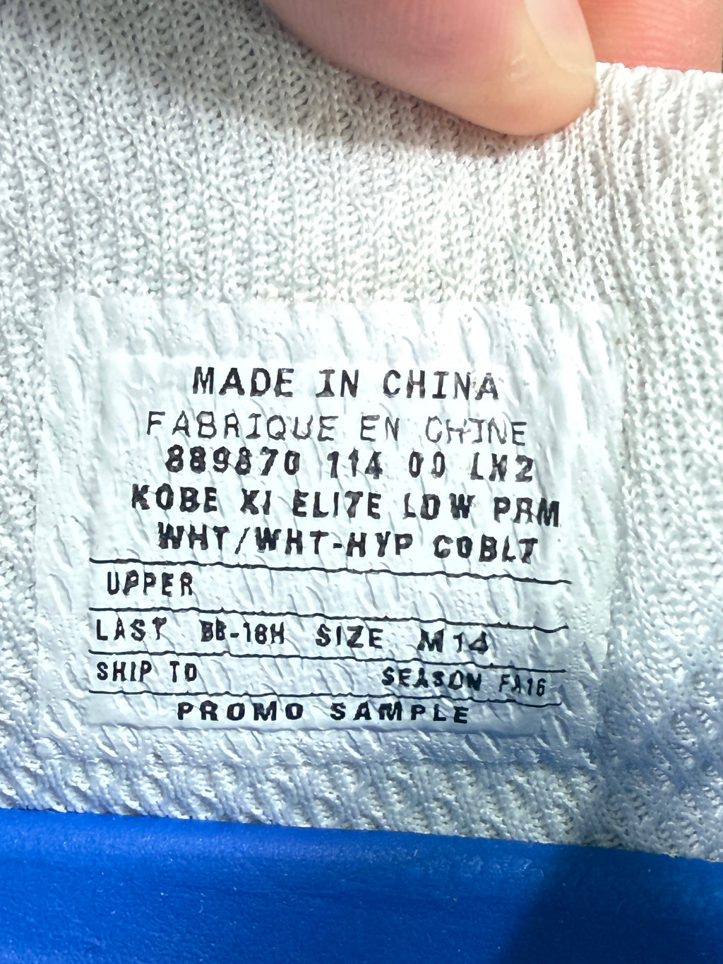 Kobe 11 “Brazil” SAMPLE (Size 14)