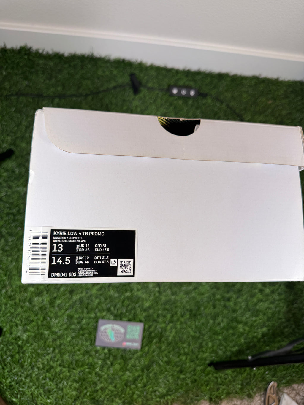 Kyrie 4 Low TB “Red/White” (Size 13)
